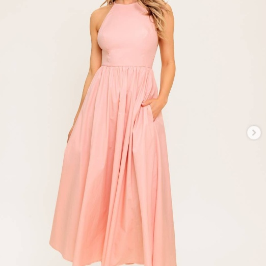 Vestido Largo Rosa